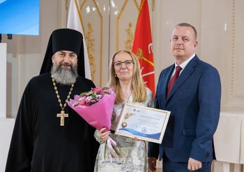 Иеромонах Трифон (Умалатов) принял участие в церемонии награждения победителей XXI Всероссийского конкурса «За нравственный подвиг учителя» по Санкт-Петербургу