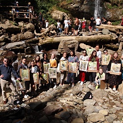 В рамках конкурса «Учитель и ученик» прошли прошли мастер-классы и пленэры