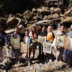 В рамках конкурса «Учитель и ученик» прошли прошли мастер-классы и пленэры