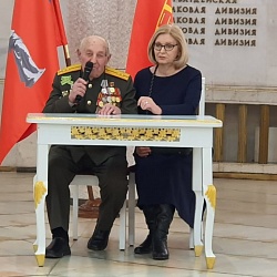 Иеромонах Трифон (Умалатов) принял участие во встрече с ветераном Великой Отечественной войны в Волгограде