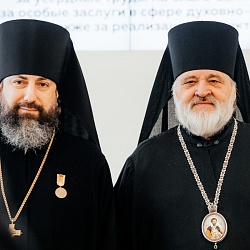 Иеромонах Трифон принял участие в церемонии награждения деятелей образования и культуры за заслуги в области духовного просвещения в год 800-летия со дня рождения святого князя Александра Невского