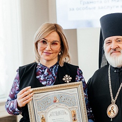 Иеромонах Трифон принял участие в церемонии награждения деятелей образования и культуры за заслуги в области духовного просвещения в год 800-летия со дня рождения святого князя Александра Невского