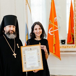 Иеромонах Трифон принял участие в церемонии награждения деятелей образования и культуры за заслуги в области духовного просвещения в год 800-летия со дня рождения святого князя Александра Невского