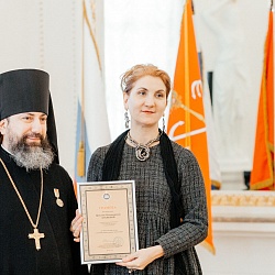 Иеромонах Трифон принял участие в церемонии награждения деятелей образования и культуры за заслуги в области духовного просвещения в год 800-летия со дня рождения святого князя Александра Невского