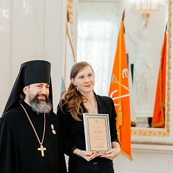 Иеромонах Трифон принял участие в церемонии награждения деятелей образования и культуры за заслуги в области духовного просвещения в год 800-летия со дня рождения святого князя Александра Невского