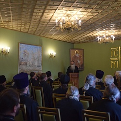 Иеромонах Трифон (Умалатов) принял участие в LXII пастырской конференции Абаканской епархии