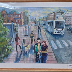 В детской художественной школе города Канска зажглись огни «Красок Приенисейской Сибири»