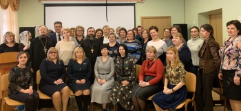 Иеромонах Трифон (Умалатов) провел семинар для педагогов города Орла