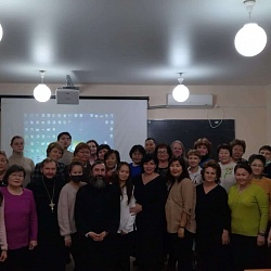 Иеромонах Трифон (Умалатов) принял участие в семинаре «Методическое сопровождение педагогических практик» на территории Республики Калмыкия