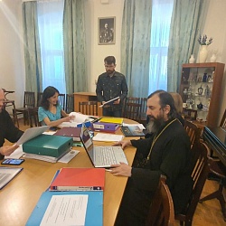 Иеромонах Трифон (Умалатов) принял участие в заседании Экспертной комиссии конкурса «За нравственный подвиг учителя» в Санкт-Петербурге