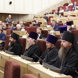 Иеромонах Трифон (Умалатов) принял участие в награждении по итогам конкурса «За нравственный подвиг учителя» в СФО