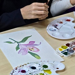 В Канской епархии прошли мастер-классы от преподавателя Академии акварели и изящных искусств Сергея Андрияки