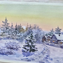 В Канской епархии прошли мастер-классы от преподавателя Академии акварели и изящных искусств Сергея Андрияки