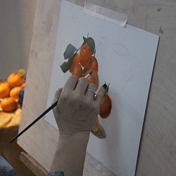 В Канской епархии прошли мастер-классы от преподавателя Академии акварели и изящных искусств Сергея Андрияки