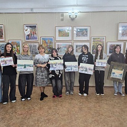 В Канской епархии прошли мастер-классы от преподавателя Академии акварели и изящных искусств Сергея Андрияки