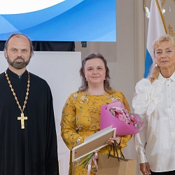 Иеромонах Трифон (Умалатов) принял участие в церемонии награждения победителей XXI Всероссийского конкурса «За нравственный подвиг учителя» по Санкт-Петербургу