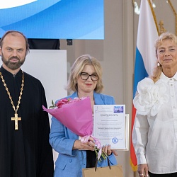 Иеромонах Трифон (Умалатов) принял участие в церемонии награждения победителей XXI Всероссийского конкурса «За нравственный подвиг учителя» по Санкт-Петербургу
